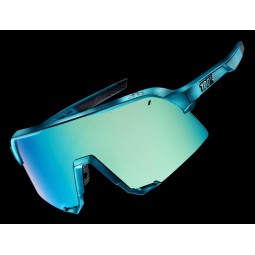 Okulary 100% S3 Peter Sagan LE Blue Topaz - Blue Topaz Multilayer Mirror Lens (Szkła Błękitne Lustrzane Wielowarstwowe, przepusz