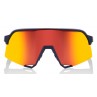 Okulary 100% S3 Soft Tact Flume - HiPER Red Multilayer Mirror Lens (Szkła Czerwone Lustrzane Wielowarstwowe, przepuszczalność św
