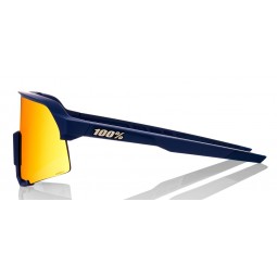 Okulary 100% S3 Soft Tact Flume - HiPER Red Multilayer Mirror Lens (Szkła Czerwone Lustrzane Wielowarstwowe, przepuszczalność św