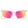 Okulary 100% SPEEDCOUPE Soft Tact Off White - Purple Multilayer Mirror Lens (Szkła Fioletowe Lustrzane Wielowarstwowe, przepuszc
