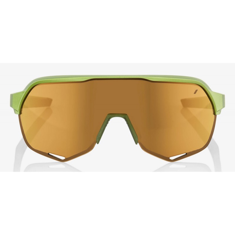 Okulary 100% S2  Matte Metallic Viperidae - Bronze Multilayer Mirror Lens (Szkła Brązowe Lustrzane Wielowarstwowe, przepuszczaln