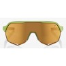 Okulary 100% S2  Matte Metallic Viperidae - Bronze Multilayer Mirror Lens (Szkła Brązowe Lustrzane Wielowarstwowe, przepuszczaln
