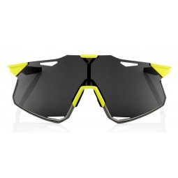 Okulary 100% HYPERCRAFT Matte Banana - Smoke Lens (Szkła Czarne Smoke, przepuszczalność światła 12% + Szkła Przeźroczyste, przep