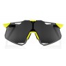 Okulary 100% HYPERCRAFT Matte Banana - Smoke Lens (Szkła Czarne Smoke, przepuszczalność światła 12% + Szkła Przeźroczyste, przep