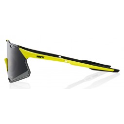 Okulary 100% HYPERCRAFT Matte Banana - Smoke Lens (Szkła Czarne Smoke, przepuszczalność światła 12% + Szkła Przeźroczyste, przep