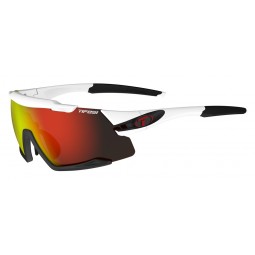 Okulary TIFOSI AETHON CLARION white/black (3szkła 14,5% transmisja światła Clarion Red, 41,4%  AC Red, 95,6% Clear) (NEW)