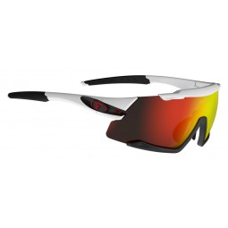 Okulary TIFOSI AETHON CLARION white/black (3szkła 14,5% transmisja światła Clarion Red, 41,4%  AC Red, 95,6% Clear) (NEW)