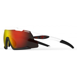 Okulary TIFOSI AETHON CLARION white/black (3szkła 14,5% transmisja światła Clarion Red, 41,4%  AC Red, 95,6% Clear) (NEW)