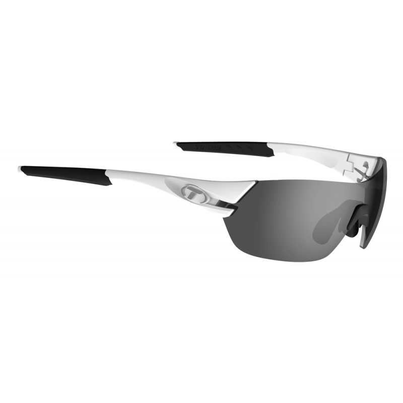 Okulary TIFOSI SLICE matte white (3 szkła 15,4% Smoke, 41,4% AC Red, 95,6% Clear) (NEW)