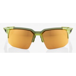 Okulary 100% SPEEDCOUPE Matte Metallic Viperidae - Bronze Multilayer Mirror Lens (Szkła Brązowe Lustrzane Wielowarstwowe, przepu