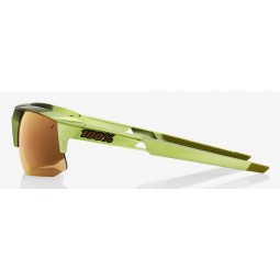 Okulary 100% SPEEDCOUPE Matte Metallic Viperidae - Bronze Multilayer Mirror Lens (Szkła Brązowe Lustrzane Wielowarstwowe, przepu