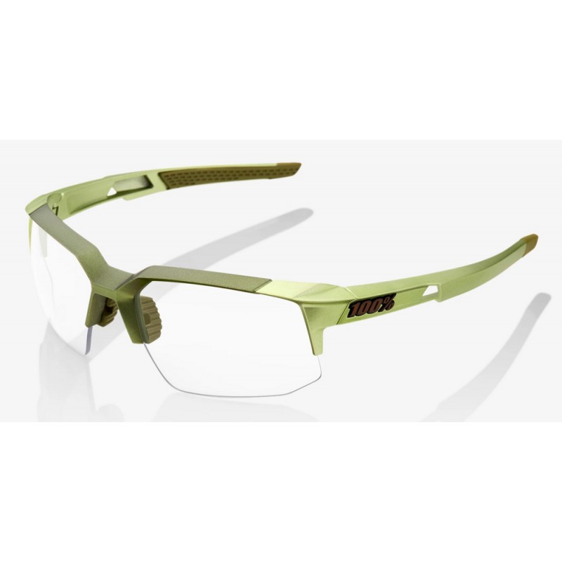 Okulary 100% SPEEDCOUPE Matte Metallic Viperidae - Bronze Multilayer Mirror Lens (Szkła Brązowe Lustrzane Wielowarstwowe, przepu