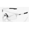 Okulary 100% SPEEDCRAFT Off White - HiPER Red Multilayer Mirror Lens (Szkła Czerwone Lustrzane Wielowarstwowe, przepuszczalność 