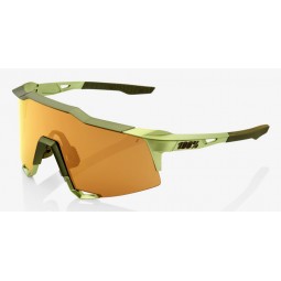 Okulary 100% SPEEDCRAFT  Matte Metallic Viperidae - Bronze Multilayer Mirror Lens (Szkła Brązowe Lustrzane Wielowarstwowe, przep