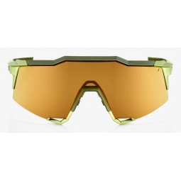 Okulary 100% SPEEDCRAFT  Matte Metallic Viperidae - Bronze Multilayer Mirror Lens (Szkła Brązowe Lustrzane Wielowarstwowe, przep