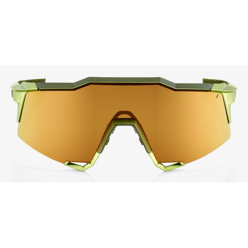 Okulary 100% SPEEDCRAFT  Matte Metallic Viperidae - Bronze Multilayer Mirror Lens (Szkła Brązowe Lustrzane Wielowarstwowe, przep