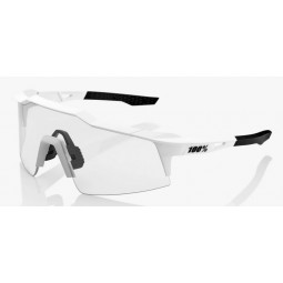Okulary 100% SPEEDCRAFT SL Soft Tact Off White - HiPER Red Multilayer Mirror Lens (Szkła Czerwone Lustrzane Wielowarstwowe, prze