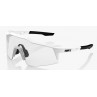 Okulary 100% SPEEDCRAFT SL Soft Tact Off White - HiPER Red Multilayer Mirror Lens (Szkła Czerwone Lustrzane Wielowarstwowe, prze