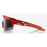 Okulary 100% SPEEDCRAFT SL Soft Tact Coral - Smoke Lens (Szkła Czarne Smoke, przepuszczalność światła 12% + Szkła Przeźroczyste,
