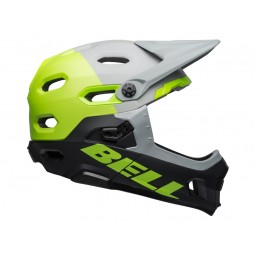 Kask full face BELL SUPER DH MIPS SPHERICAL unhinged matte gloss gray green black roz. M (55-59 cm)