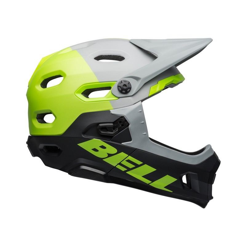 Kask full face BELL SUPER DH MIPS SPHERICAL unhinged matte gloss gray green black roz. M (55-59 cm)