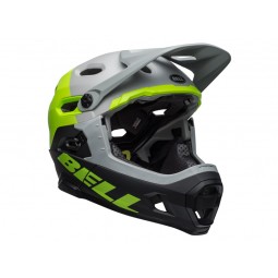 Kask full face BELL SUPER DH MIPS SPHERICAL unhinged matte gloss gray green black roz. M (55-59 cm)