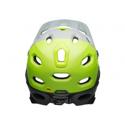Kask full face BELL SUPER DH MIPS SPHERICAL unhinged matte gloss gray green black roz. M (55-59 cm)