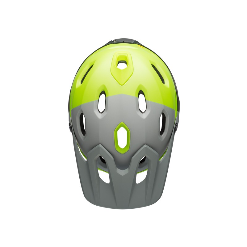 Kask full face BELL SUPER DH MIPS SPHERICAL unhinged matte gloss gray green black roz. M (55-59 cm)