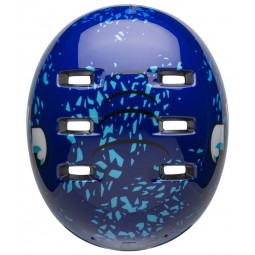 Kask dziecięcy BELL LIL RIPPER eyes gloss blue roz. XS (45–52 cm)