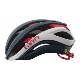 Kask szosowy GIRO AETHER SPHERICAL MIPS matte portaro gray white red