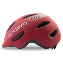 Kask dziecięcy juniorski GIRO SCAMP matte dark red roz. XS (45-49 cm) (DWZ)
