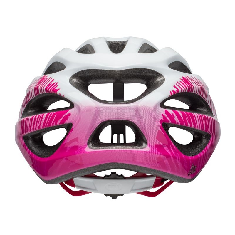 Kask mtb BELL COAST JOY RIDE gloss white cherry fibers roz. Uniwersalny (50–57 cm) (DWZ)