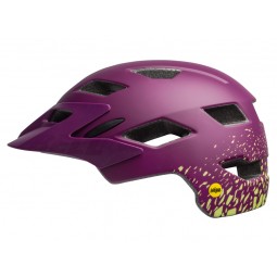 Kask juniorski BELL SIDETRACK MIPS matte plum pear fragments roz. Uniwersalny (50–57 cm) (DWZ)