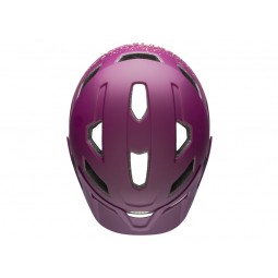 Kask juniorski BELL SIDETRACK MIPS matte plum pear fragments roz. Uniwersalny (50–57 cm) (DWZ)