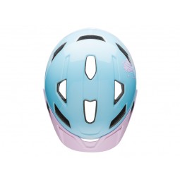 Kask juniorski BELL SIDETRACK gloss lilac flutter roz. Uniwersalny (50–57 cm) (DWZ)