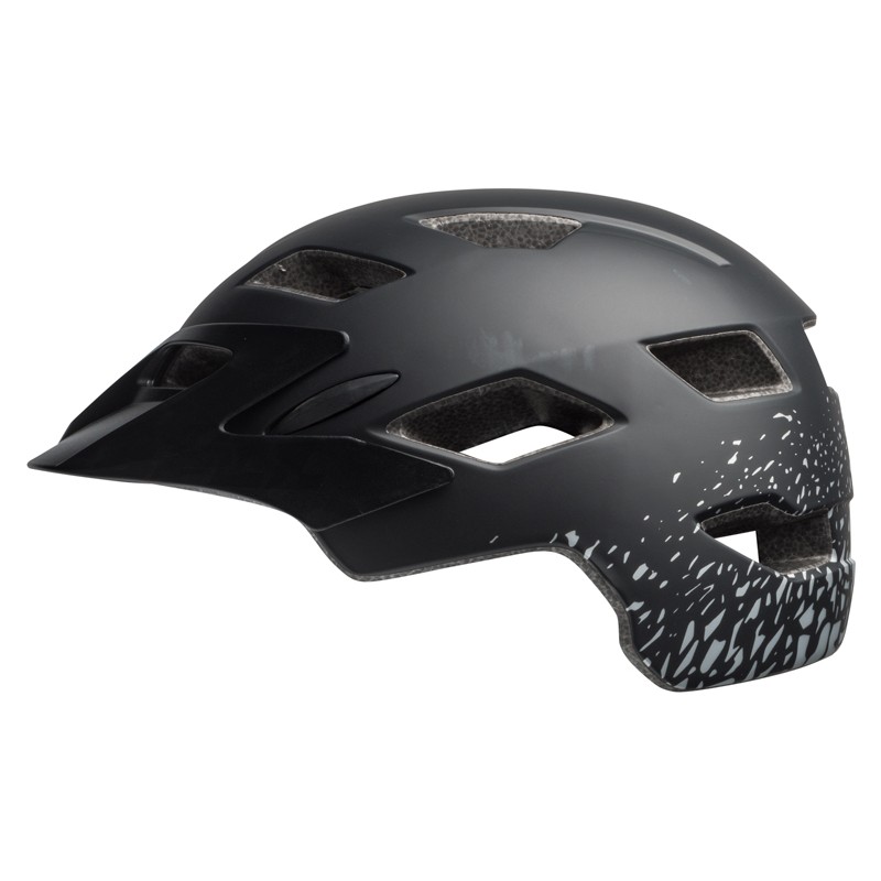 Kask juniorski BELL SIDETRACK matte black silver fragments roz. Uniwersalny (50–57 cm) (DWZ)