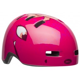 Kask dziecięcy BELL LIL RIPPER eyes gloss berry roz. XS (45–52 cm) (DWZ)