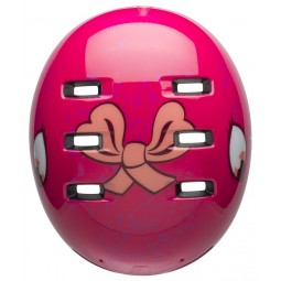 Kask dziecięcy BELL LIL RIPPER eyes gloss berry roz. S (48–55 cm) (DWZ)