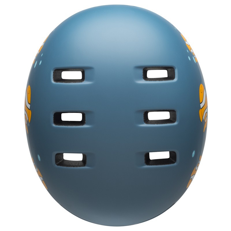 Kask dziecięcy BELL LIL RIPPER clown fish matte gray blue roz. XS (45–52 cm) (NEW)