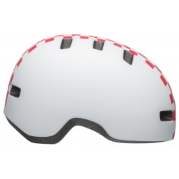 Kask dziecięcy BELL LIL RIPPER checkers matte white pink roz. XS (45–52 cm) (NEW)