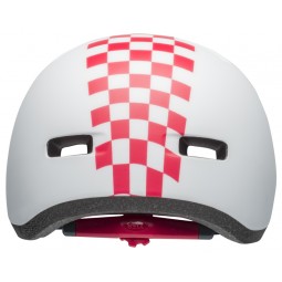 Kask dziecięcy BELL LIL RIPPER checkers matte white pink roz. XS (45–52 cm) (NEW)