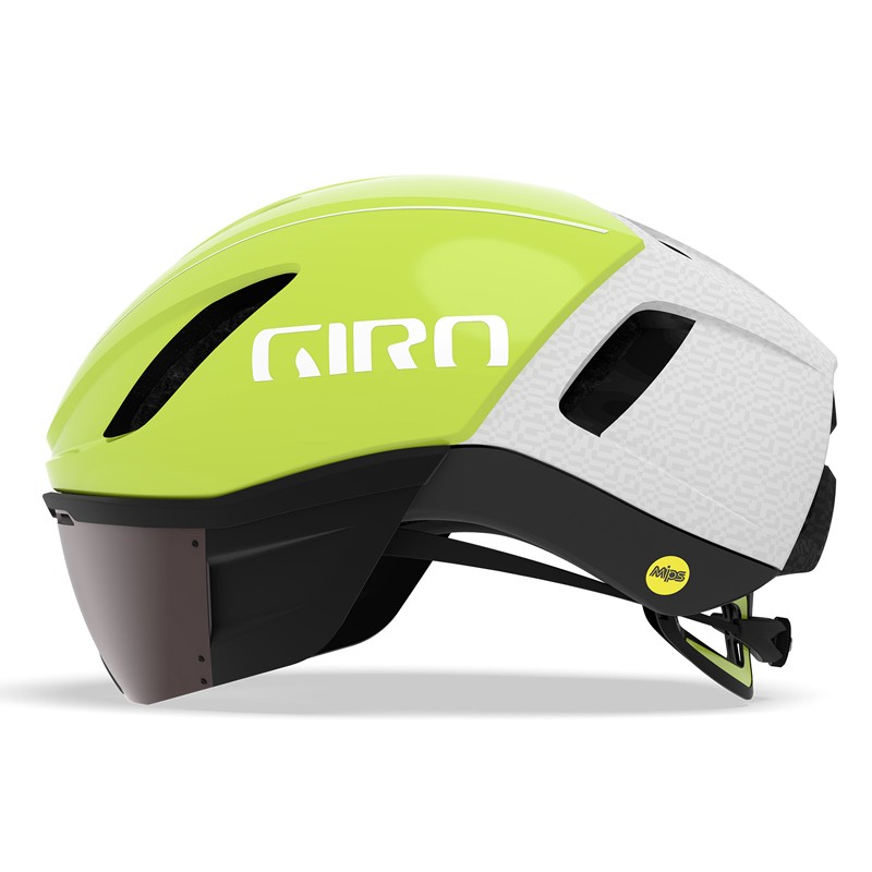Kask czasowy GIRO VANQUISH INTEGRATED MIPS matte citron white roz. M (55-59 cm) (DWZ)