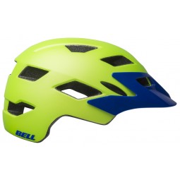 Kask juniorski BELL SIDETRACK matte bright green blue (NEW)