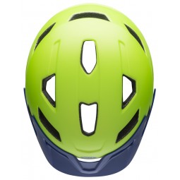 Kask juniorski BELL SIDETRACK matte bright green blue (NEW)