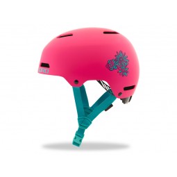 Kask dziecięcy juniorski GIRO DIME FS matte bright pink blossom
