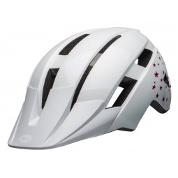 Kask juniorski BELL SIDETRACK II INTEGRATED MIPS white stars roz. Uniwersalny (50–57 cm) (NEW)