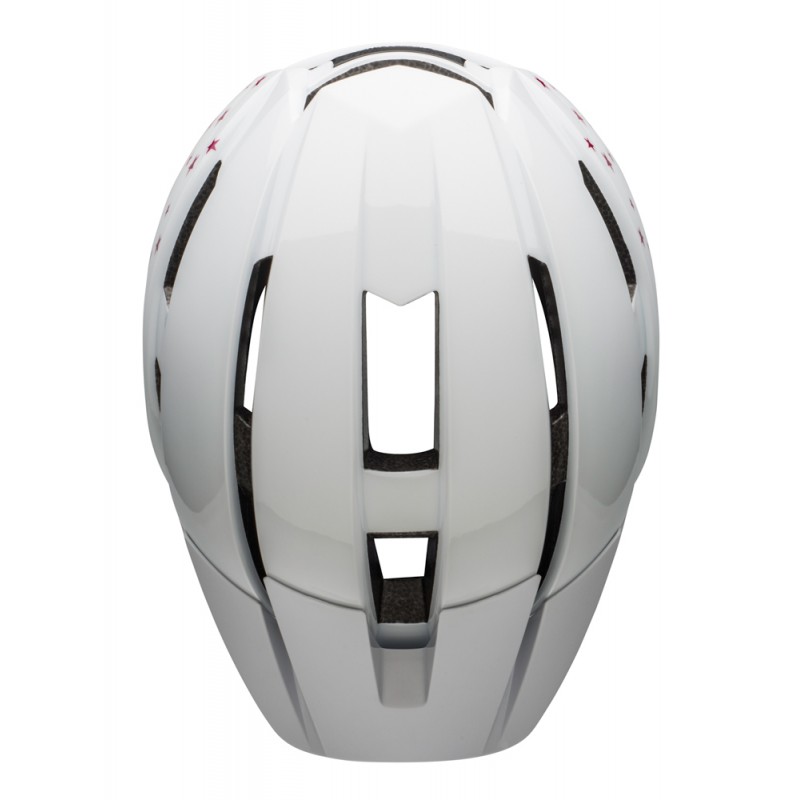 Kask juniorski BELL SIDETRACK II INTEGRATED MIPS white stars roz. Uniwersalny (50–57 cm) (NEW)