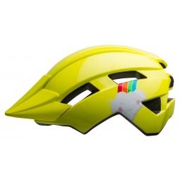 Kask dziecięcy BELL SIDETRACK II double rainbow gloss yellow roz. Uniwersalny (45–52 cm) (NEW)