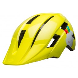 Kask dziecięcy BELL SIDETRACK II double rainbow gloss yellow roz. Uniwersalny (45–52 cm) (NEW)