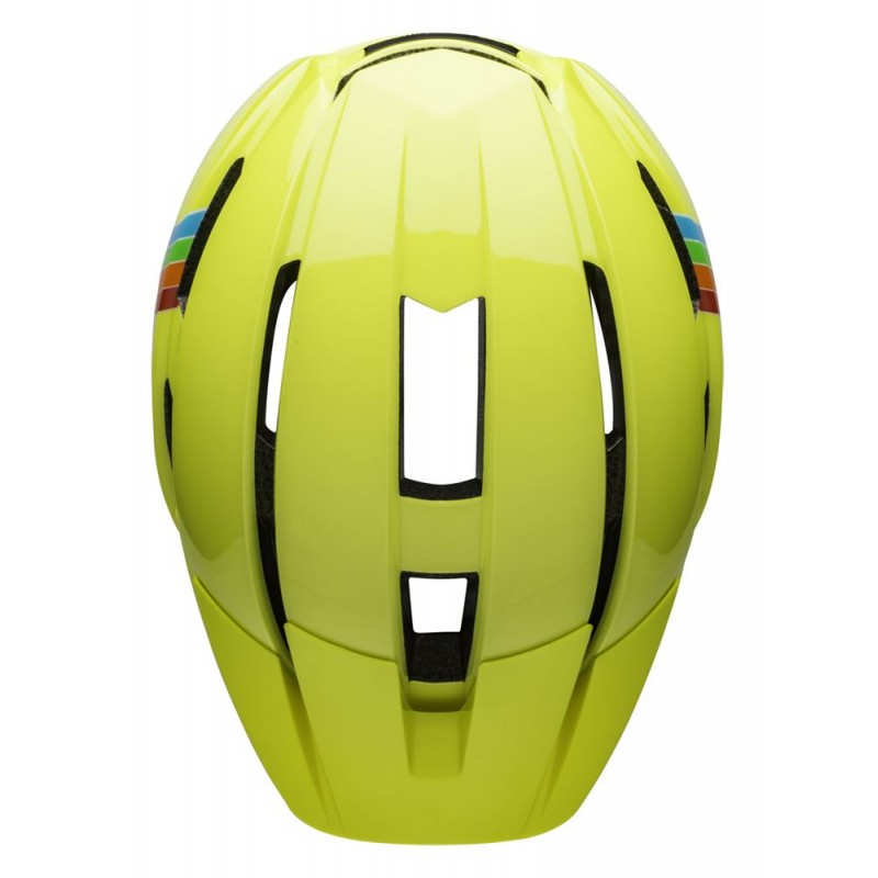 Kask dziecięcy BELL SIDETRACK II double rainbow gloss yellow roz. Uniwersalny (45–52 cm) (NEW)